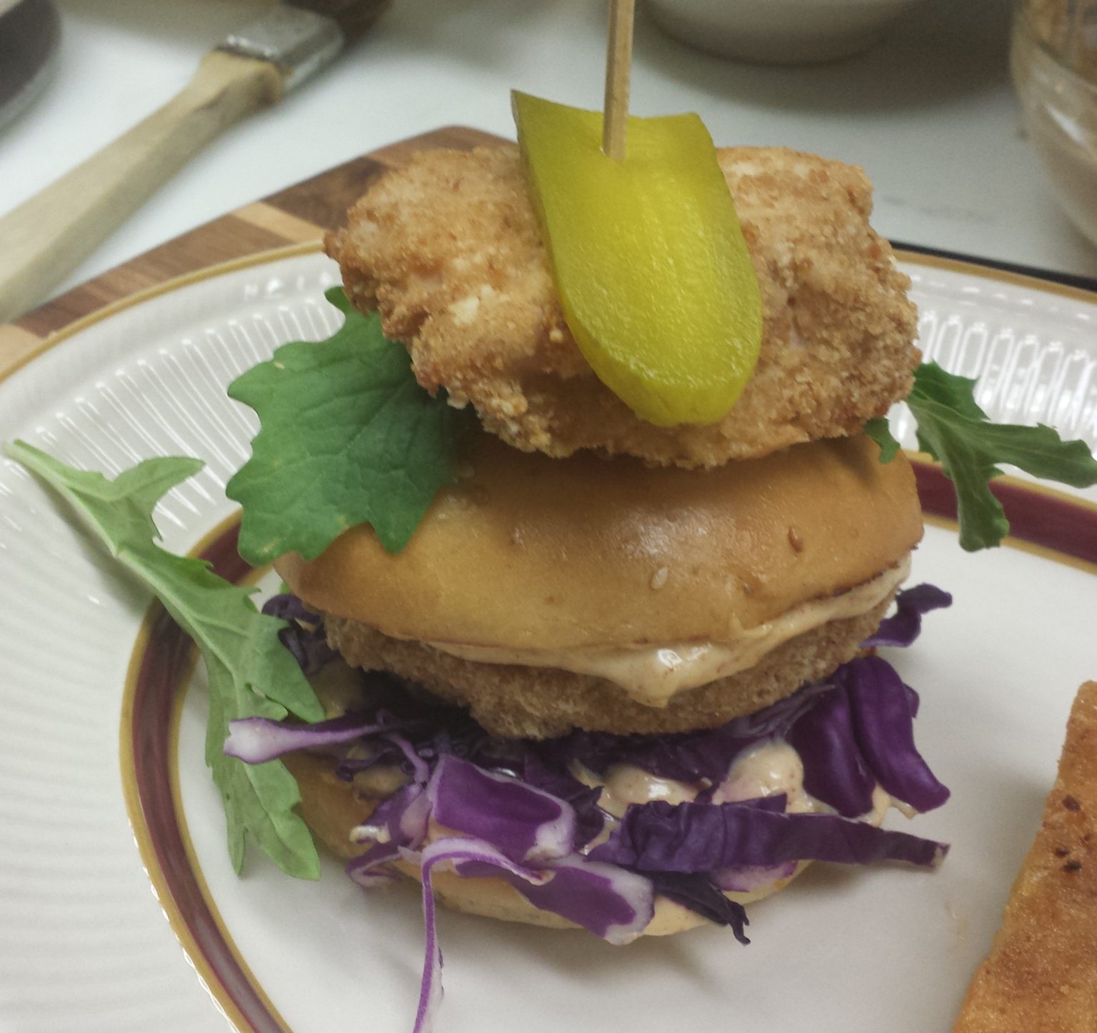 Butt Kickin’ Chicken Sandwich The Walker House